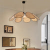 Japanese creative rattan chandelier