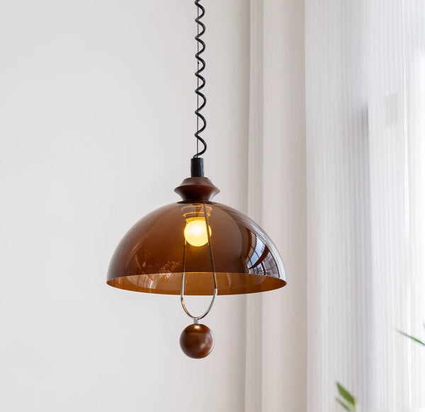 Medieval style solid wood liftable restaurant chandelier