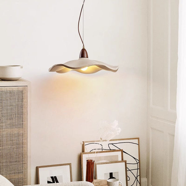 Creative personality lotus leaf cement chandelier