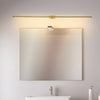 Minimalist black strip led bathroom wall light