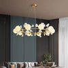 French creative ginkgo leaf living room chandelier