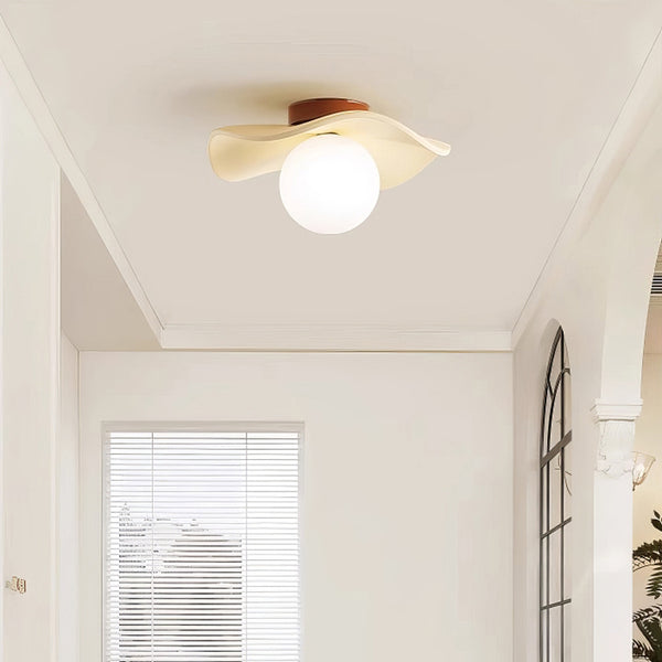 Creative lotus leaf aisle ceiling lamp