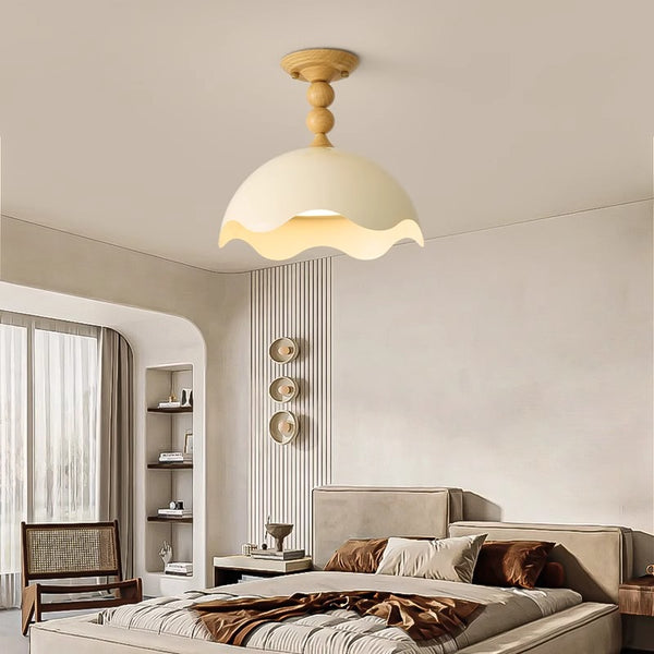 Plafonnier de chambre de style médiéval de style crème