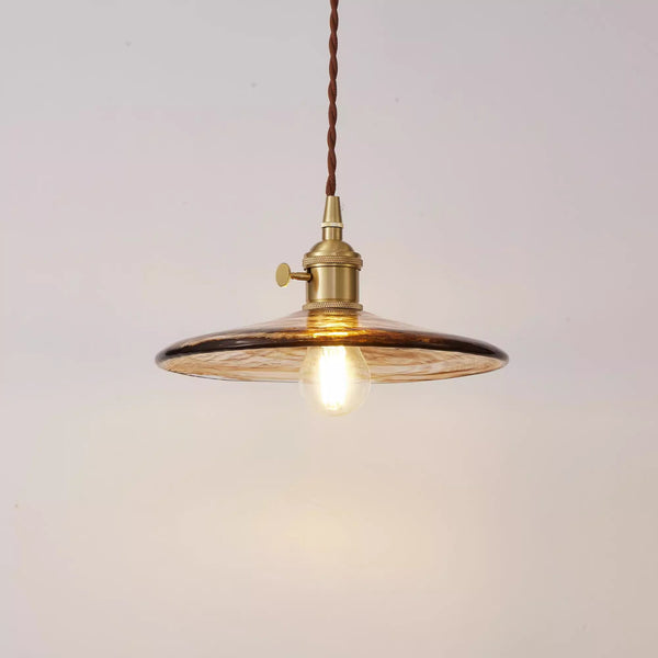 American retro bedroom bedside restaurant bar creative all-copper small chandelier