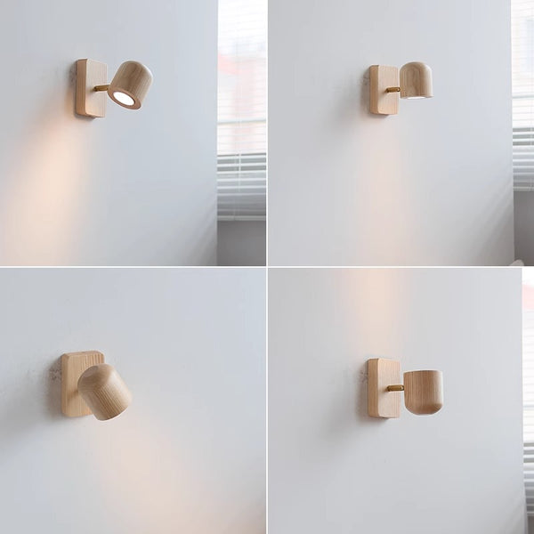 350 Grad drehbare Spotlight-Wandleuchte