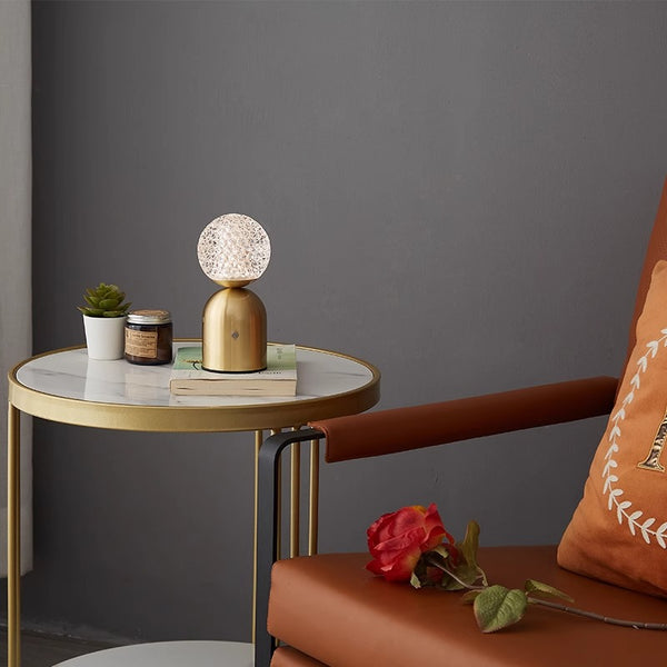 All copper creative bedroom bedside table lamp