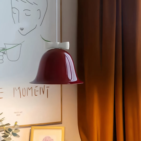 Lustre carillon éolien crème