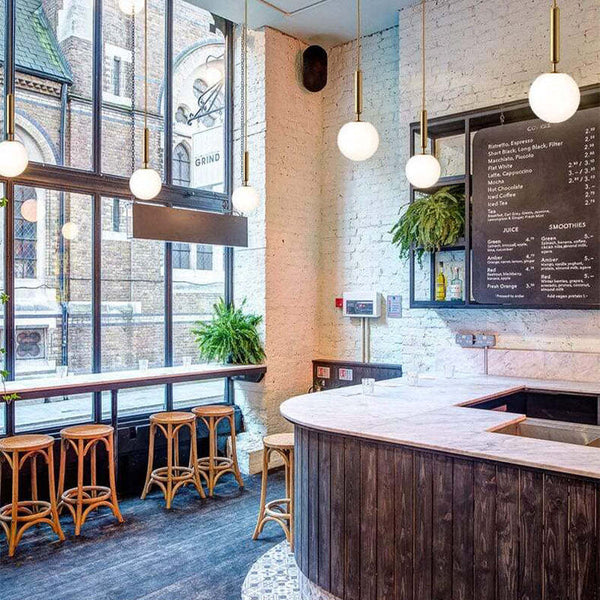 Lustre de chevet de chambre à coucher en forme de sphère nordique