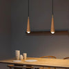 Lustre de chevet de chambre en bois massif tout en cuivre