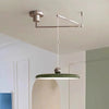 Nordic flying saucer swing arm chandelier