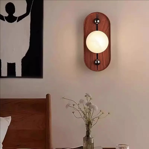 Marble Retro Bedside Aisle Wall Lamp