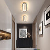 Elliptical strip LED corridor ceiling light