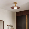 Retro creative flying saucer corridor balcony ceiling lamp