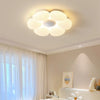 Cream style flower led bedroom ceiling lamp