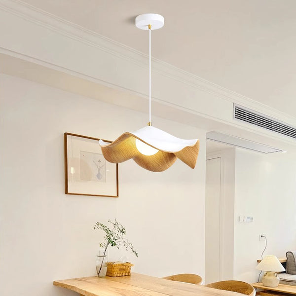 Retro creative pleated restaurant chandelier