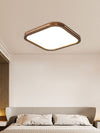 LED-Deckenleuchte aus Walnussholz