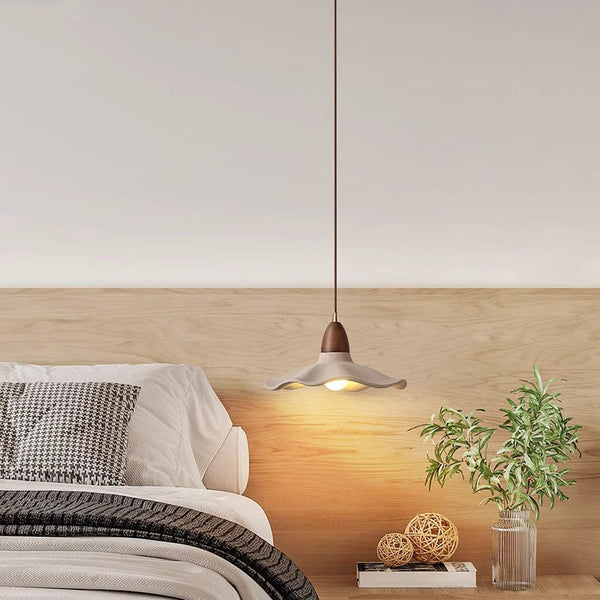 Creative personality lotus leaf cement chandelier