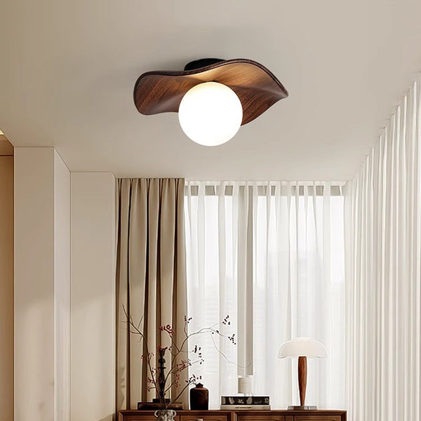 Creative lotus leaf aisle ceiling lamp