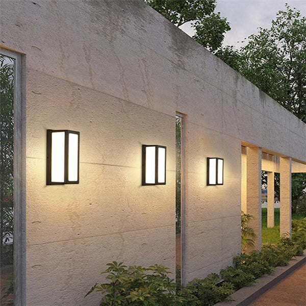 Applique murale d'extérieur à LED pour allée de cour