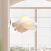 French cream style fabric restaurant chandelier