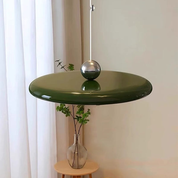 Nordic flying saucer swing arm chandelier