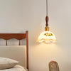 Wabi-sabi style bedroom bedside ceramic chandelier