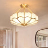 American all-copper LED ceiling light