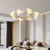 French creative ginkgo leaf living room chandelier