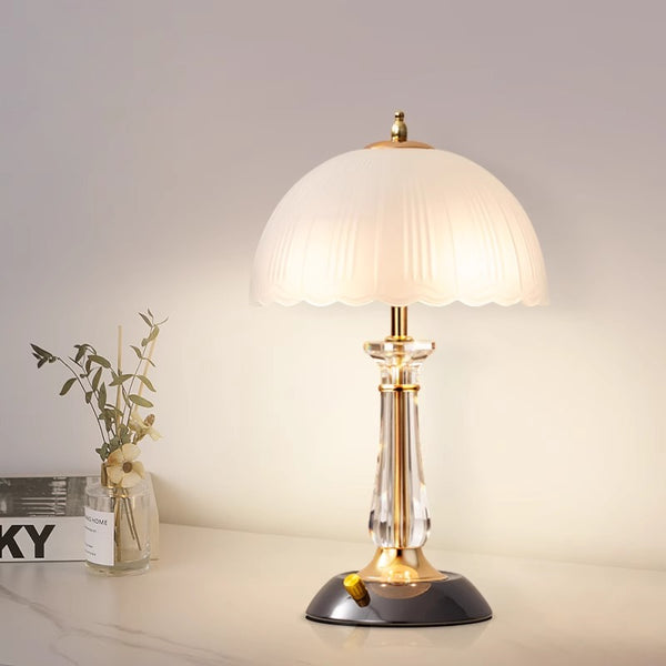 Lampe de chevet créative en forme de champignon pour chambre à coucher