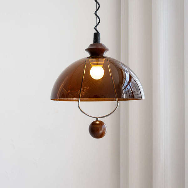 Medieval style solid wood liftable restaurant chandelier