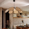 Japanese creative rattan chandelier