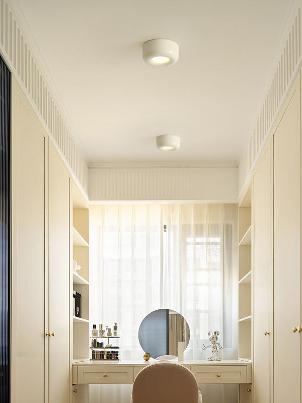 Cream style LED eye protection ceiling lamp