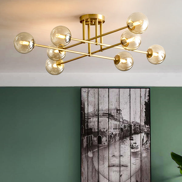 Nordic simple magic beans chandelier