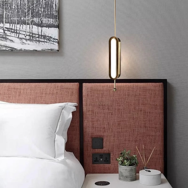 Petit lustre LED simple et créatif