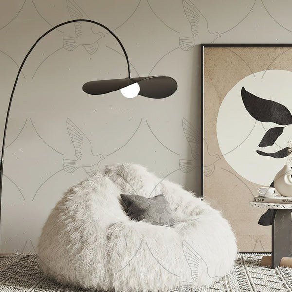 French creative hat living room floor lamp