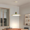 Lustre de salle à manger en forme de soucoupe volante de style crème