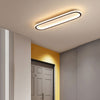 Elliptical strip LED corridor ceiling light