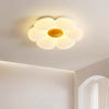 Cream style flower led bedroom ceiling lamp
