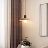 Japanese retro log style restaurant chandelier