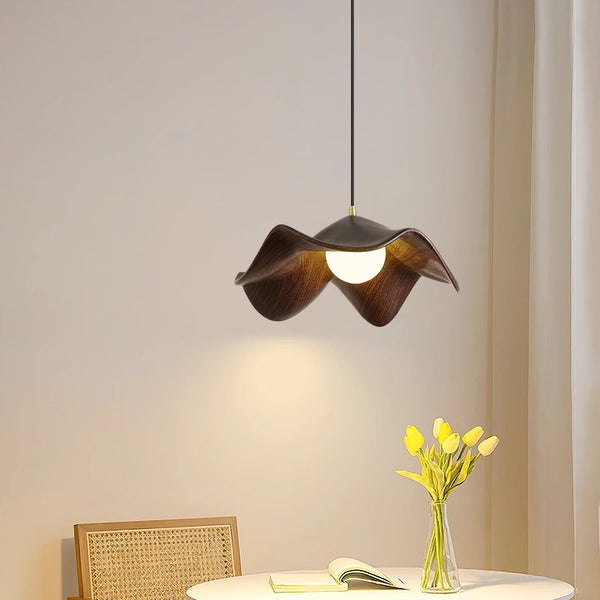 Retro creative pleated restaurant chandelier