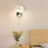 Cream style creative eggshell bedroom bedside wall lamp