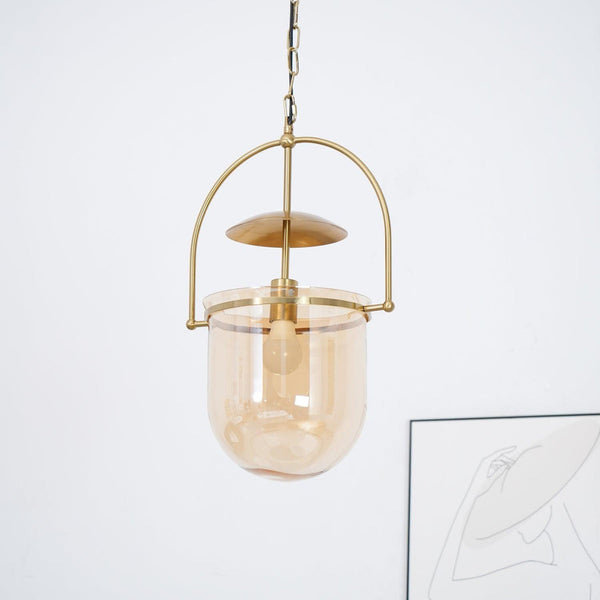 Lustre en verre simple et créatif