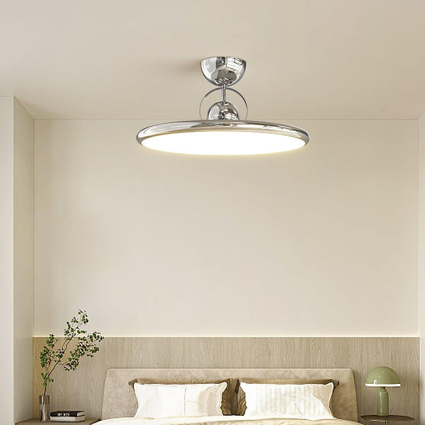 Cream style bedroom flying saucer ceiling lamp