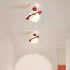 Cream Style Creative Planet Ceiling Lamp