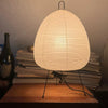 Japanese style rice paper table lamp