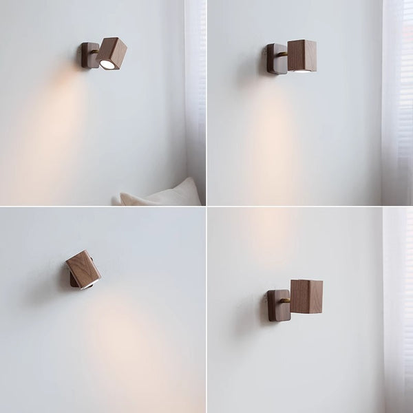 350 Grad drehbare Spotlight-Wandleuchte