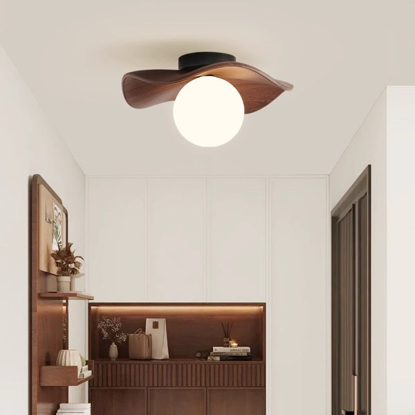 Creative lotus leaf aisle ceiling lamp