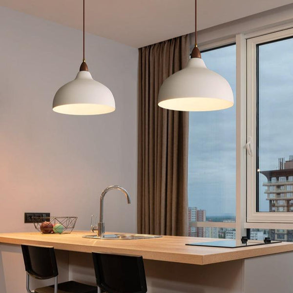 Lustre de salle à manger de style wabi-sabi