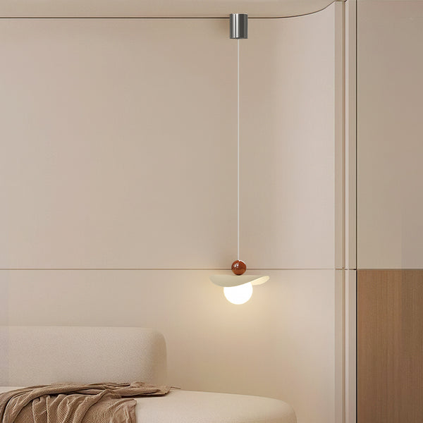 Petit lustre de chevet de chambre de style crème