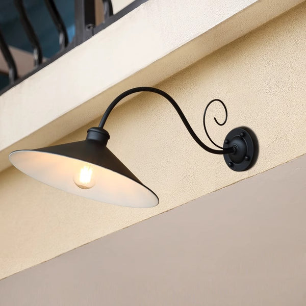 Applique murale d'extérieur vintage pour jardin